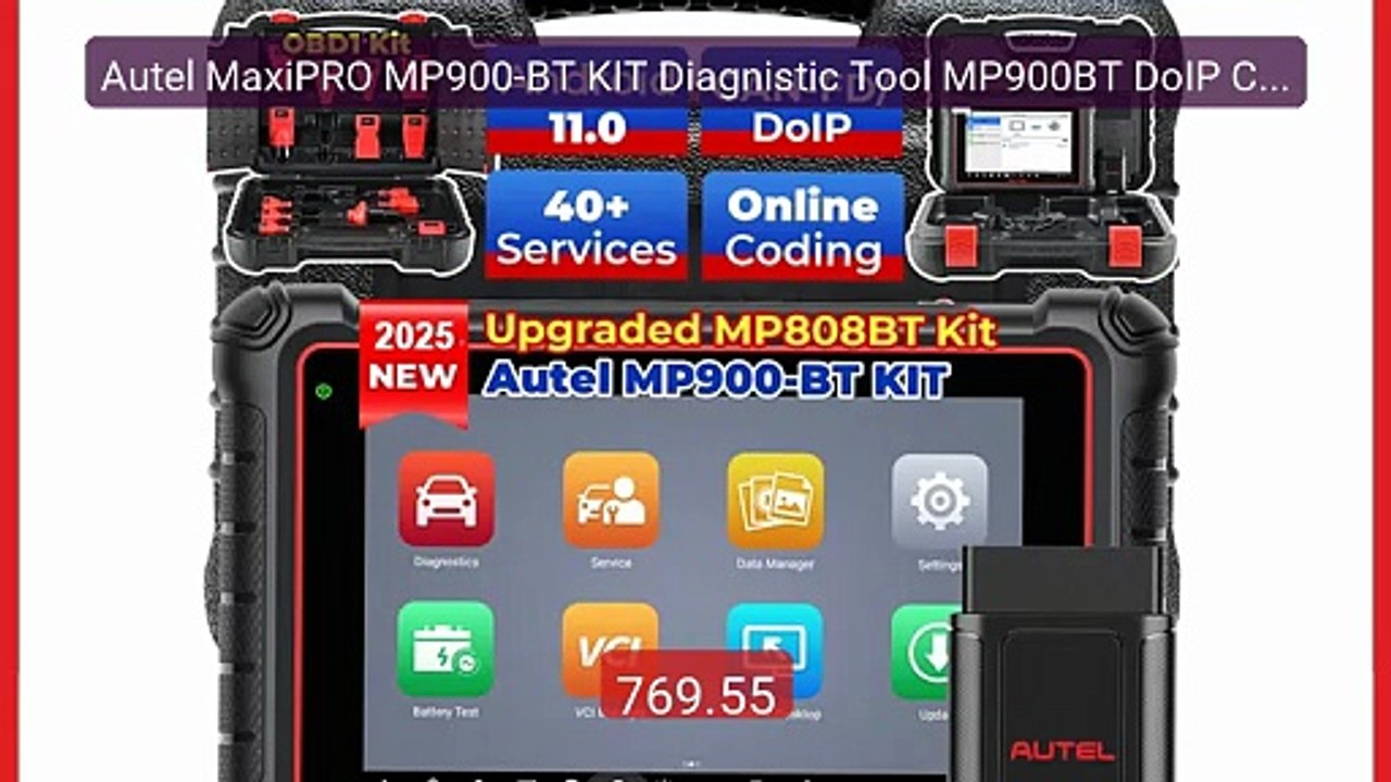 Autel MaxiPRO MP900-BT KIT Diagnistic Tool MP900BT DoIP CANFD ECU C... -- Top Rated 2026 | Buy Now!