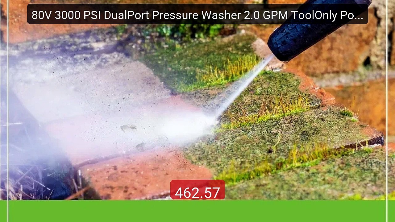 80V 3000 PSI DualPort Pressure Washer 2.0 GPM ToolOnly Powerful Eno... -- Top Rated 2026 | Buy Now!