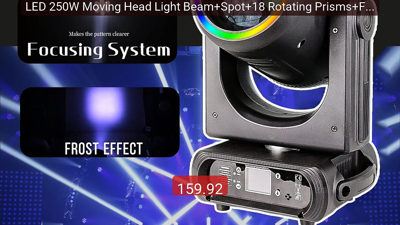 LED 250W Moving Head Light Beam+Spot+18 Rotating Prisms+Focus+Fros... -- Best Deal 2026 | Shop Now!