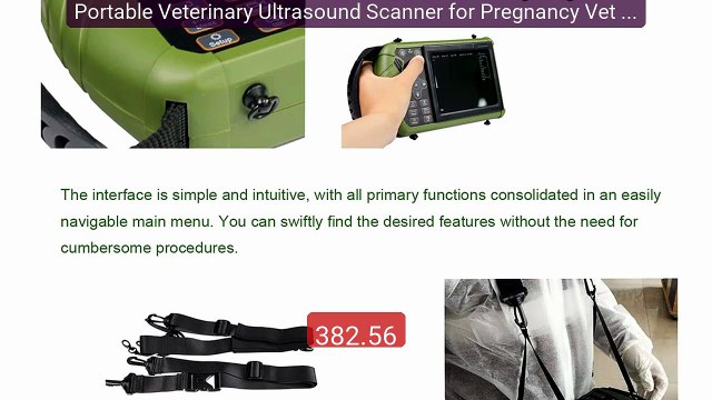 Portable Veterinary Ultrasound Scanner for Pregnancy Vet B Ult... Best Buy 2026 | Great Quality!