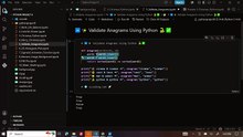Validate Anagrams Using Python 🐍✅ _ Easy Python Project for Beginners