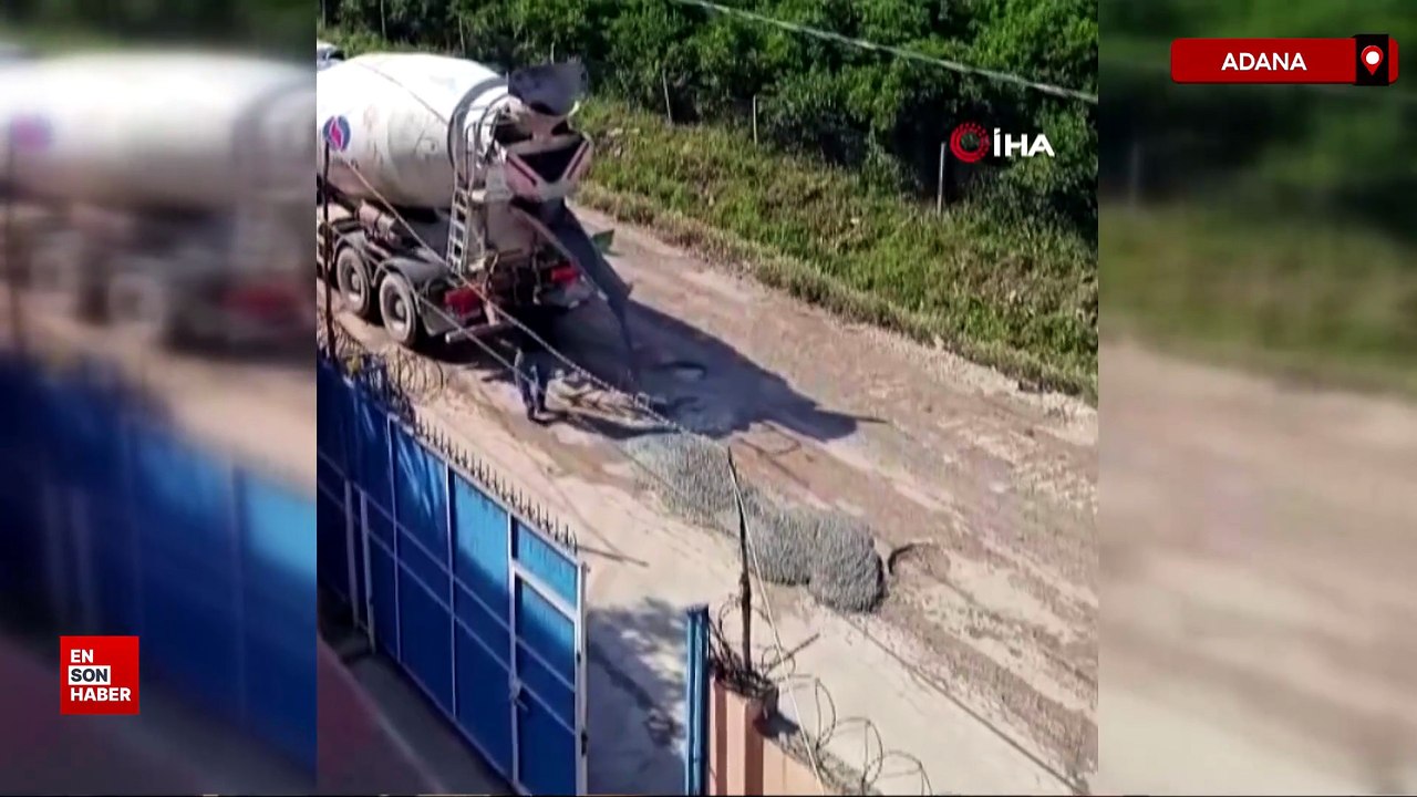 Adana'da vatandaş belediyeden umudu kesip çukurları betonla kapattı