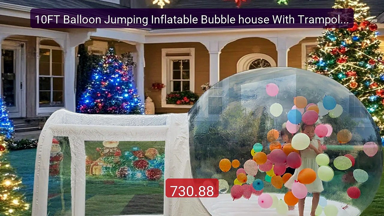 10FT Balloon Jumping Inflatable Bubble house With Trampoline & tra... -- Best Deal 2026 | Shop Now!