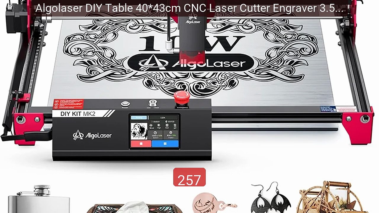 Algolaser DIY Table 40*43cm CNC Laser Cutter Engraver 3.5” Touch Sc... -- Top Rated 2026 | Buy Now!