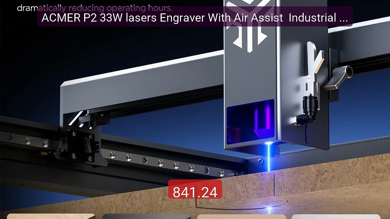 ACMER P2 33W lasers Engraver With Air Assist  Industrial Rail... -- Amazing Value 2026 | Must Have!