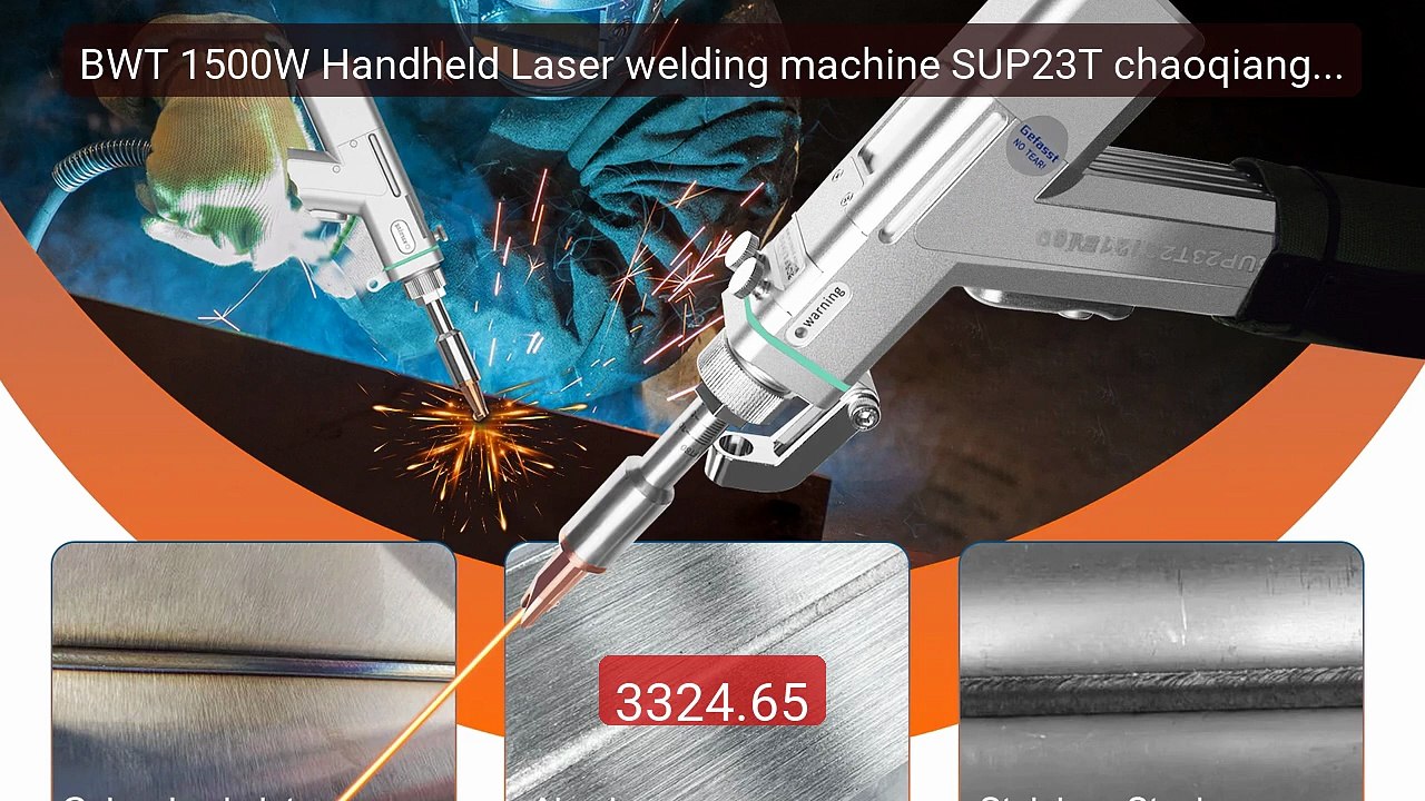 BWT 1500W Handheld Laser welding machine SUP23T chaoqiang handgun ... -- Best Deal 2026 | Shop Now!
