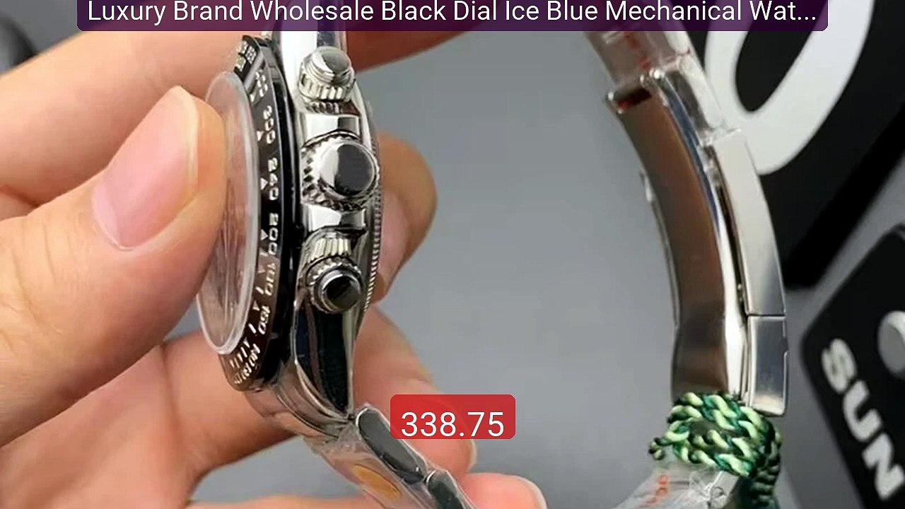 Luxury Brand Wholesale Black Dial Ice Blue Mechanical Watch... -- Top Pick 2026 | Unbeatable Price!