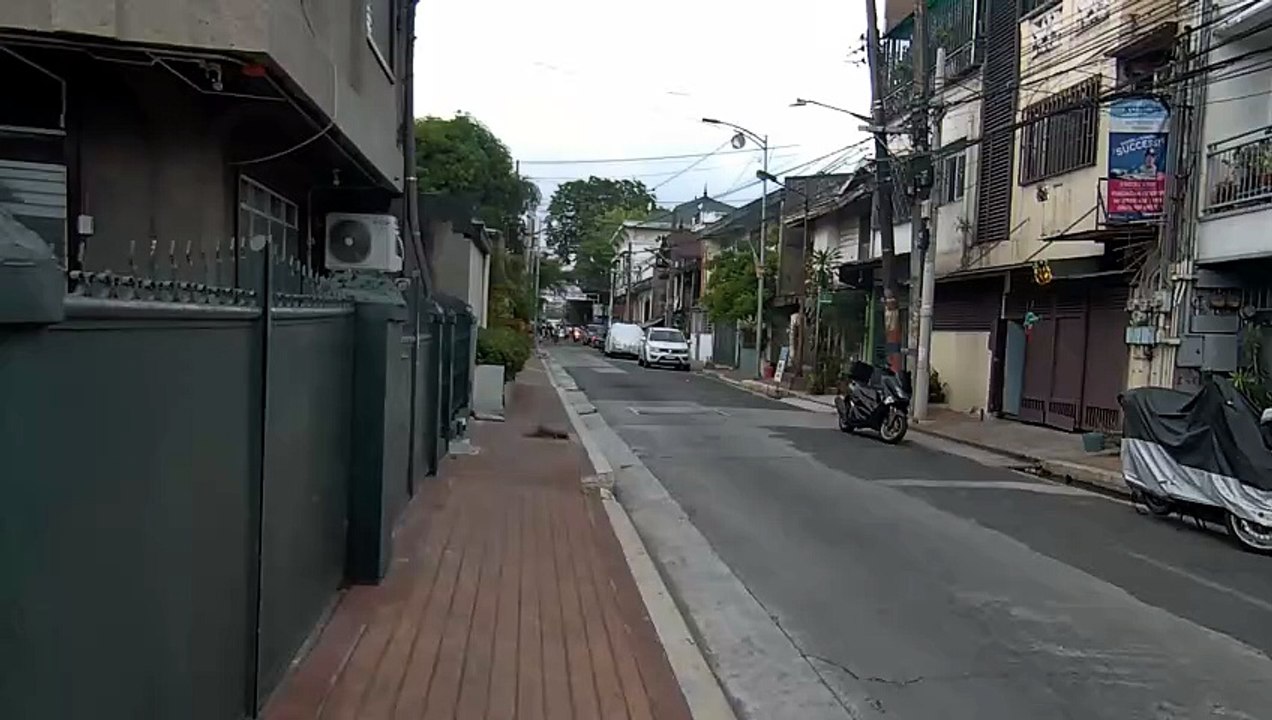 Explicit View on T. San Luis Street in Manila City in the Philippines