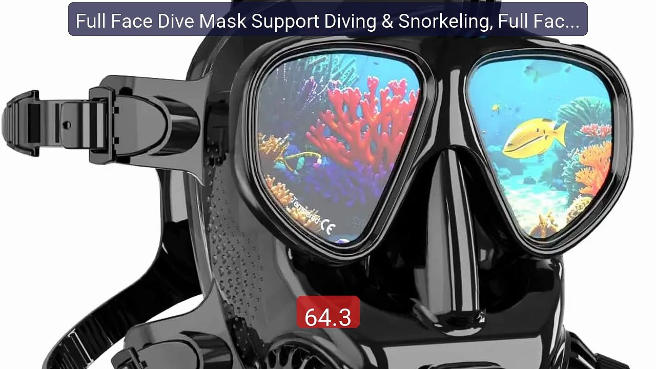 Full Face Dive Mask Support Diving & Snorkeling, Full Face ... -- Top Pick 2026 | Unbeatable Price!