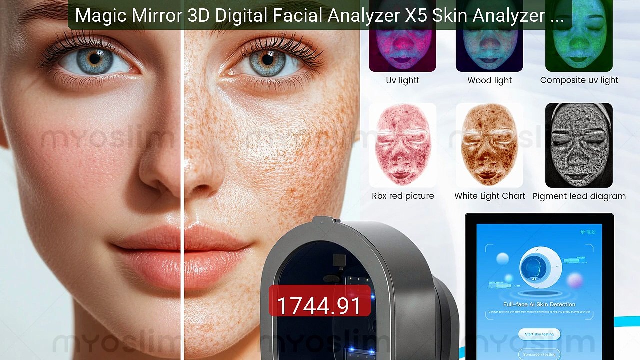Magic Mirror 3D Digital Facial Analyzer X5 Skin Analyzer AI In... -- Hot Deal 2026 | Limited Offer!