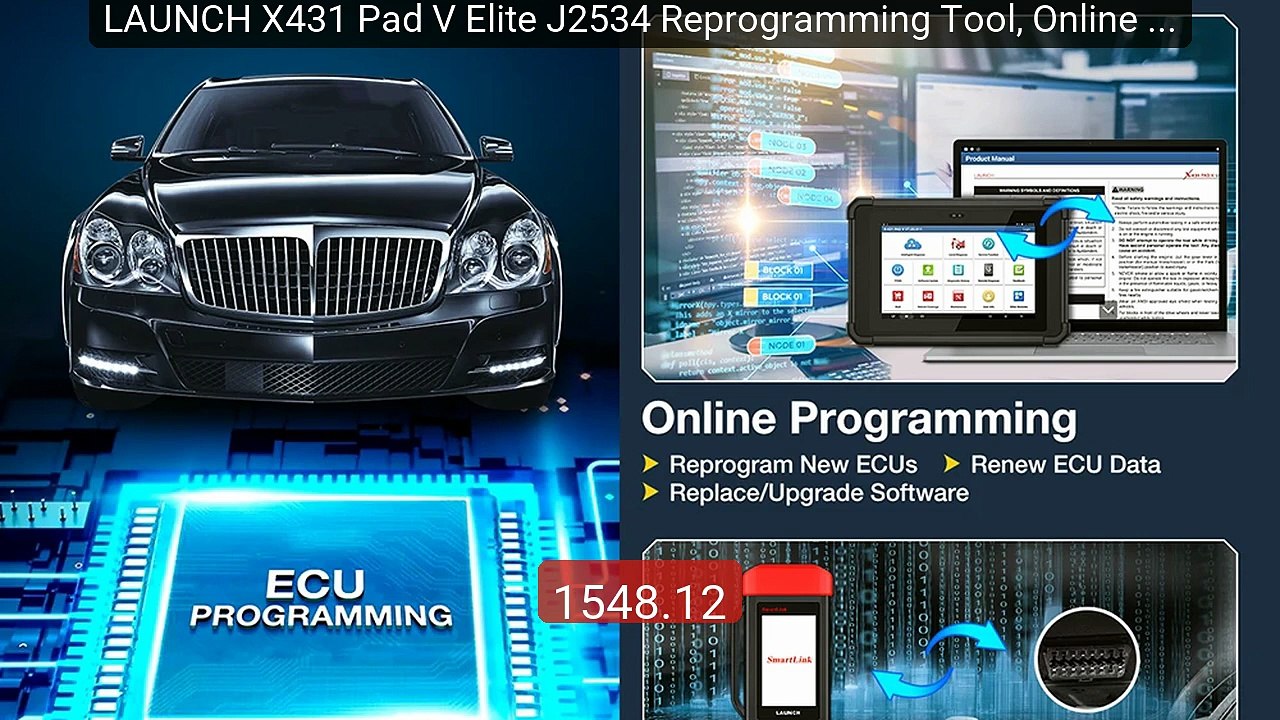 LAUNCH X431 Pad V Elite J2534 Reprogramming Tool, Online ECU Codin... -- Best Deal 2026 | Shop Now!