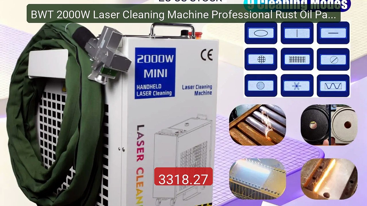 BWT 2000W Laser Cleaning Machine Professional Rust Oil Pain... -- Top Pick 2026 | Unbeatable Price!