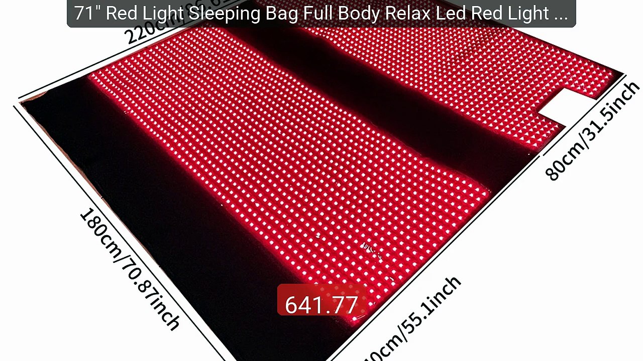 71" Red Light Sleeping Bag Full Body Relax Led Red Light Blank... -- Best Buy 2026 | Great Quality!