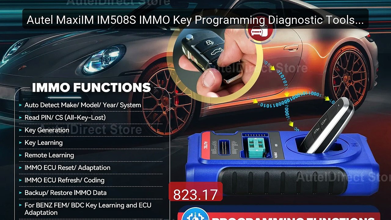 Autel MaxiIM IM508S IMMO Key Programming Diagnostic Tools Key... -- Amazing Value 2026 | Must Have!