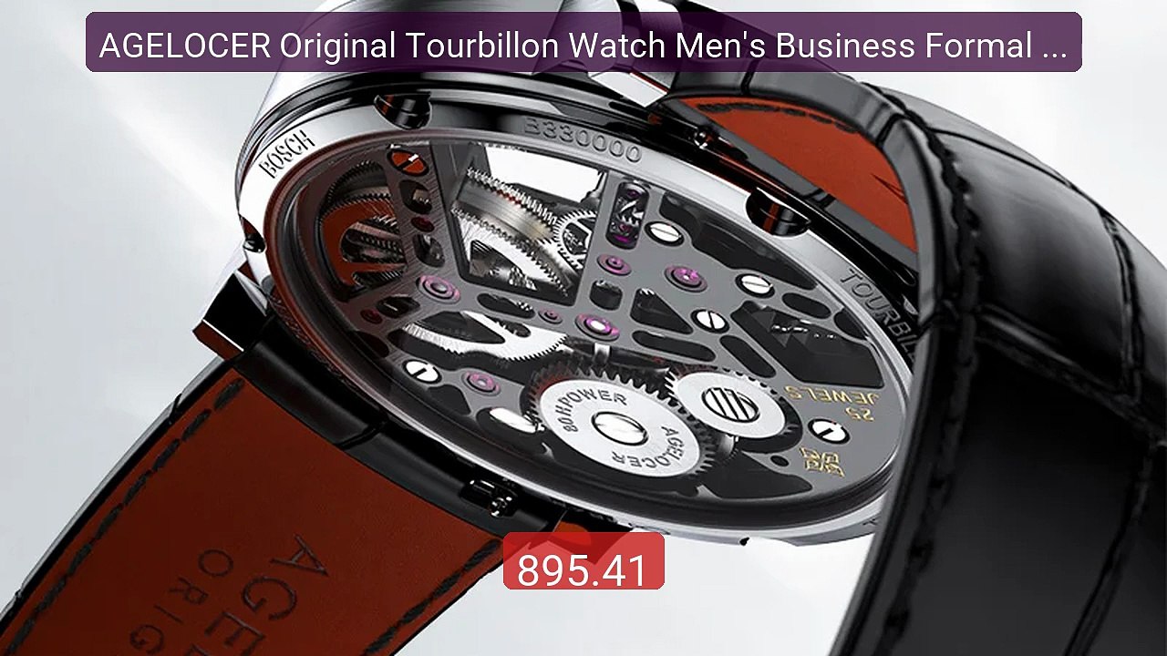 AGELOCER Original Tourbillon Watch Men's Business Formal Luxur... -- Hot Deal 2026 | Limited Offer!