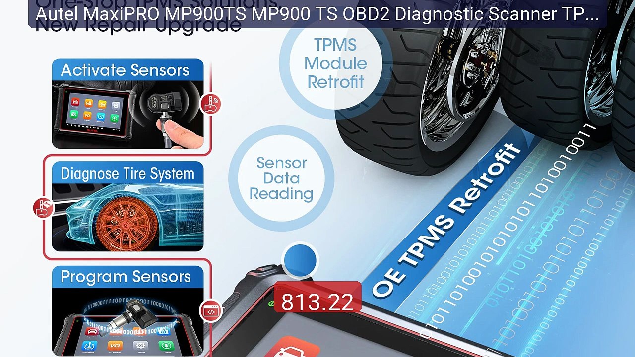 Autel MaxiPRO MP900TS MP900 TS OBD2 Diagnostic Scanner TPMS Program... -- Top Rated 2026 | Buy Now!