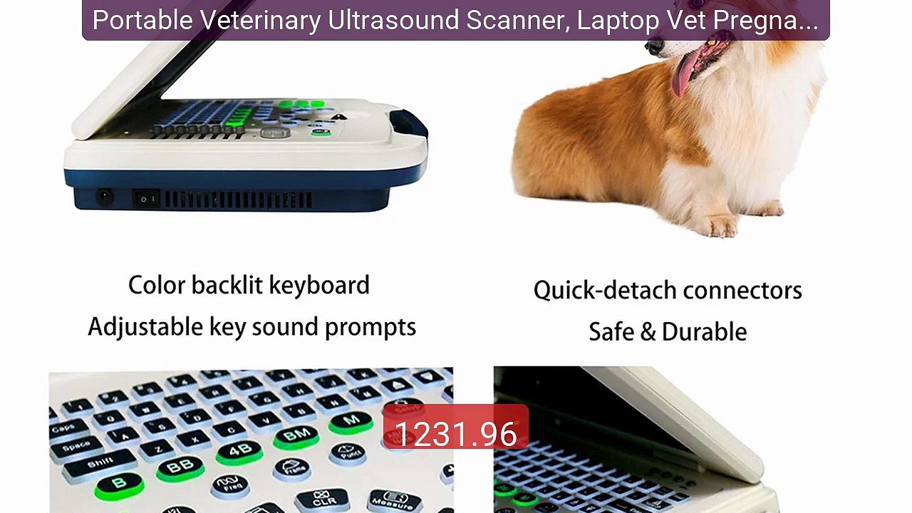 Portable Veterinary Ultrasound Scanner, Laptop Vet Pregnancy B-Ult... -- Best Deal 2026 | Shop Now!