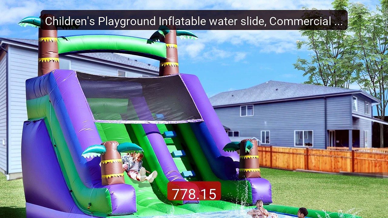 Children's Playground Inflatable water slide, Commercial Bounc... -- Hot Deal 2026 | Limited Offer!