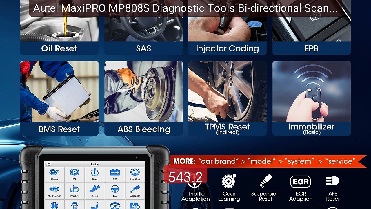 Autel MaxiPRO MP808S Diagnostic Tools Bi-directional Scan OBD... -- Amazing Value 2026 | Must Have!