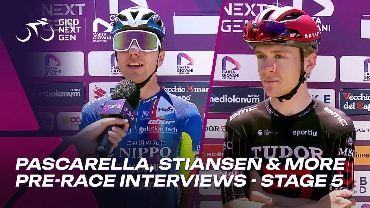 Michele Pascarella: "Very big emotion to cycle near my home" | Interview Giro Next Gen 2026