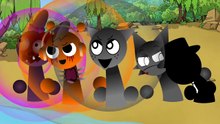 SURVIVING on SPRUNKI ISLAND... (Cartoon Animation)