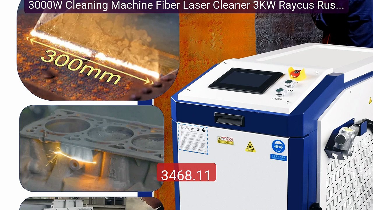 3000W Cleaning Machine Fiber Laser Cleaner 3KW Raycus Rust Re... -- Amazing Value 2026 | Must Have!