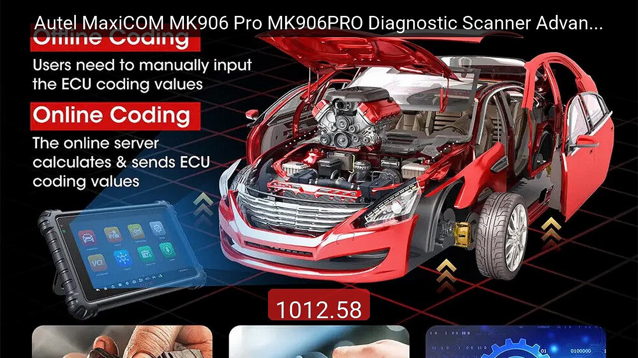 Autel MaxiCOM MK906 Pro MK906PRO Diagnostic Scanner Advance... -- Top Pick 2026 | Unbeatable Price!