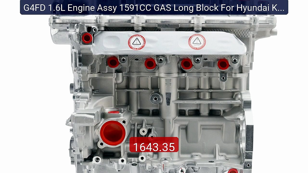 G4FD 1.6L Engine Assy 1591CC GAS Long Block For Hyundai Kia Ri... -- Best Buy 2026 | Great Quality!