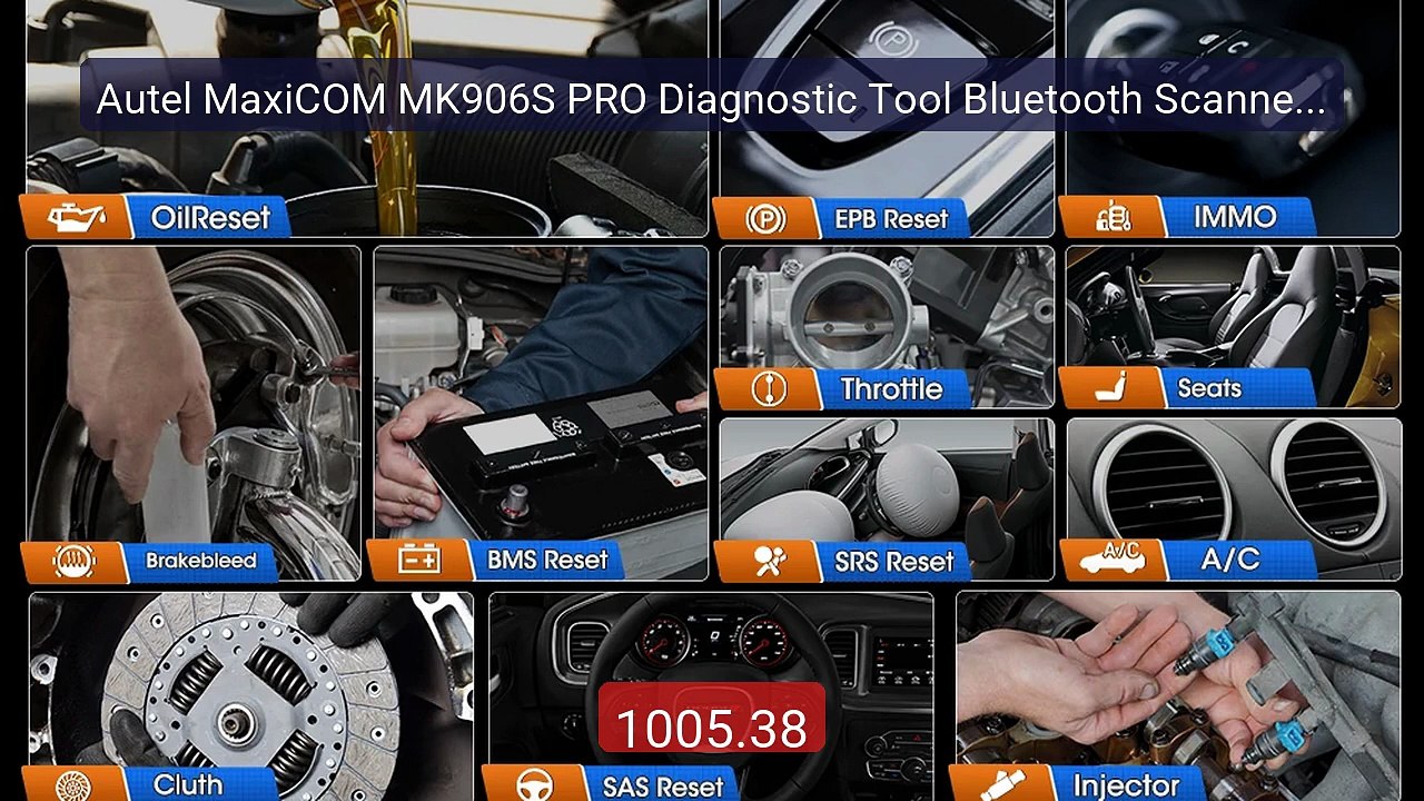 Autel MaxiCOM MK906S PRO Diagnostic Tool Bluetooth Scanner Automoti... -- Top Rated 2026 | Buy Now!