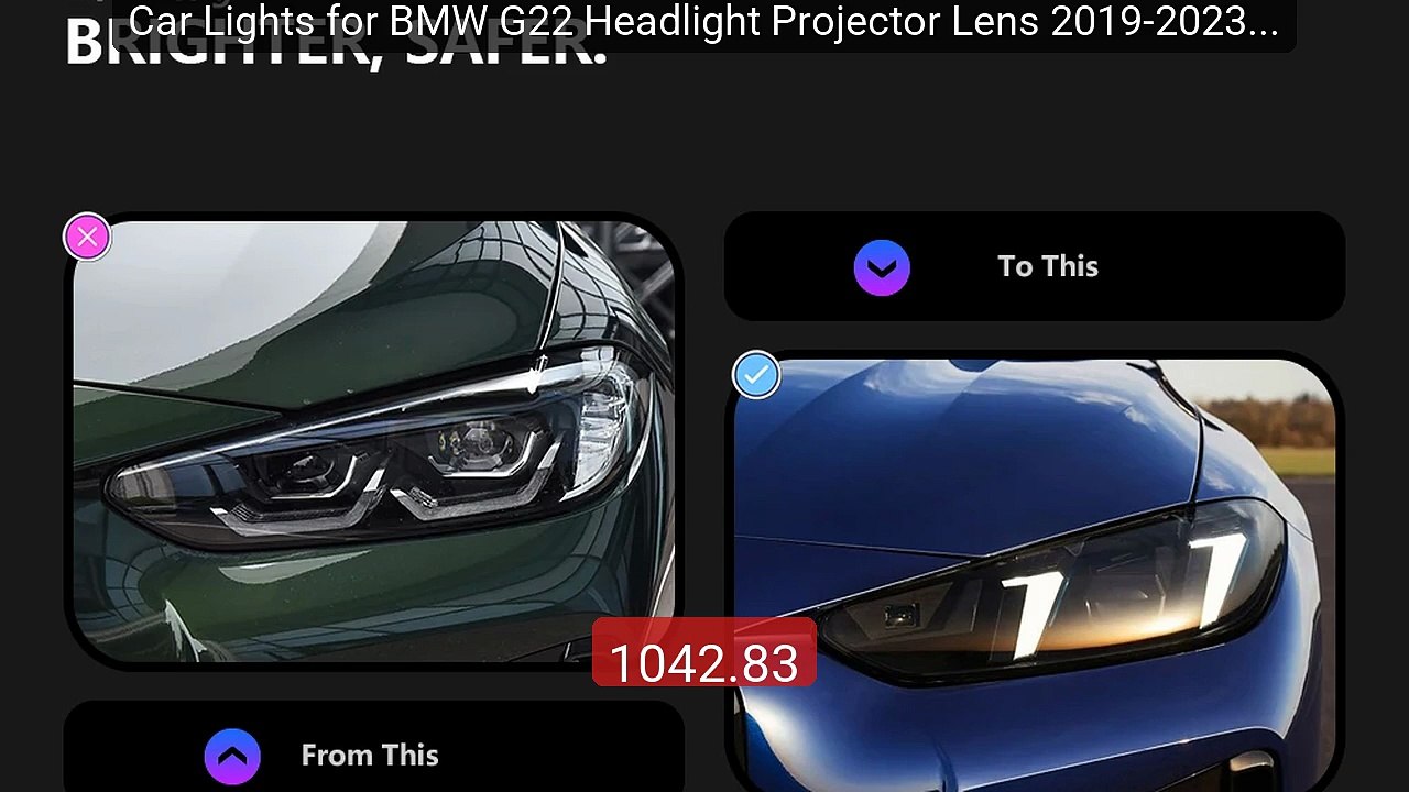 Car Lights for BMW G22 Headlight Projector Lens 2019-2023 G82... -- Amazing Value 2026 | Must Have!