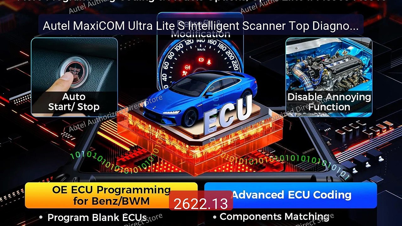 Autel MaxiCOM Ultra Lite S Intelligent Scanner Top Diagnostic ... -- Best Buy 2026 | Great Quality!