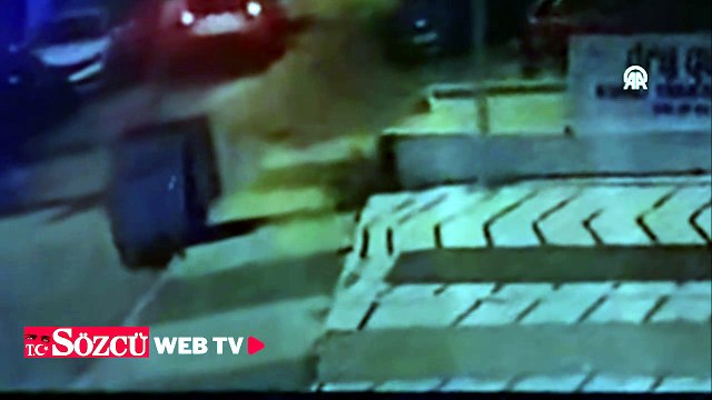 İBB Kültür AŞ Genel Müdür Yardımcısı Erhan Karaal'ın kaçıran aracın sokaktan geçişi kamerada