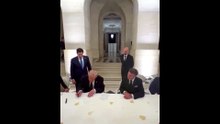 Trump en Versalles