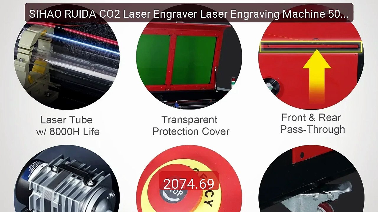 SIHAO RUIDA CO2 Laser Engraver Laser Engraving Machine 50/60/8... -- Hot Deal 2026 | Limited Offer!