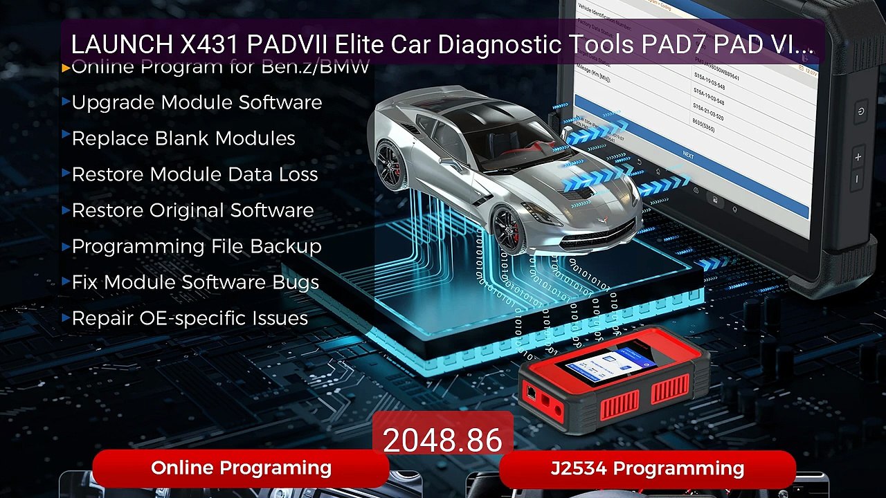 LAUNCH X431 PADVII Elite Car Diagnostic Tools PAD7 PAD VII J25... -- Hot Deal 2026 | Limited Offer!