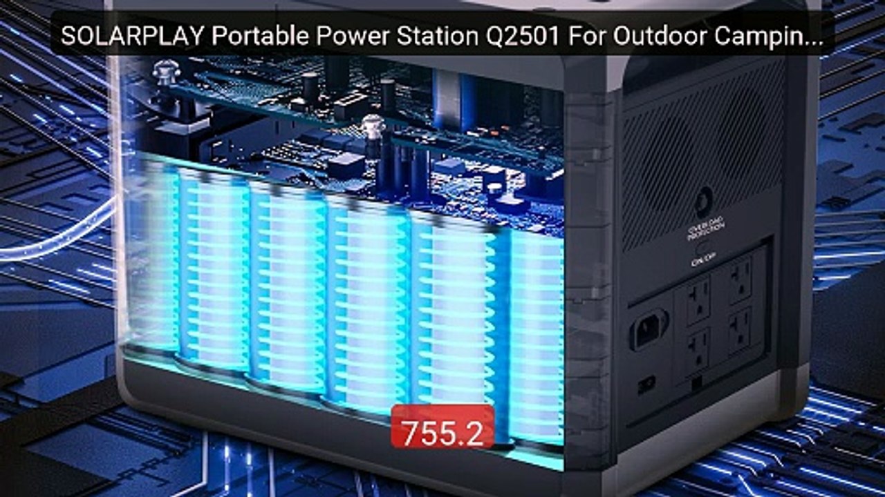 SOLARPLAY Portable Power Station Q2501 For Outdoor Camping ... -- Top Pick 2026 | Unbeatable Price!
