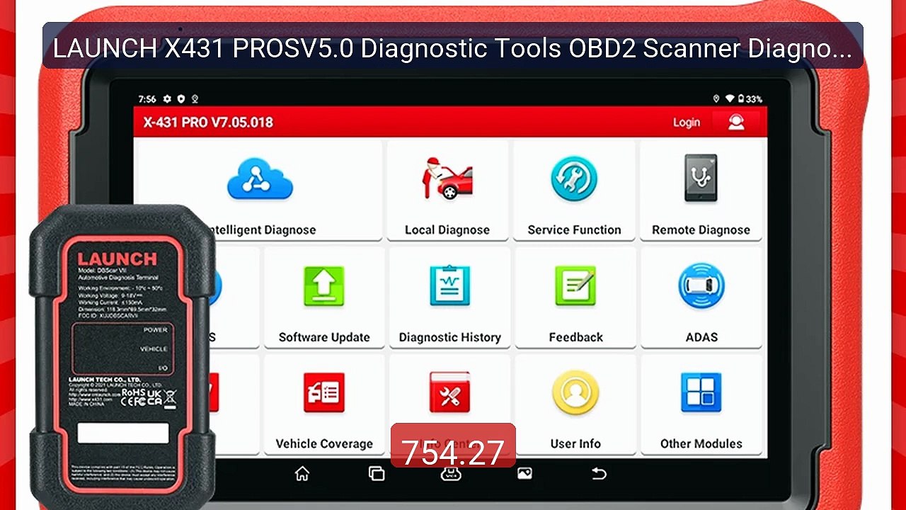 LAUNCH X431 PROSV5.0 Diagnostic Tools OBD2 Scanner Diagnost Au... -- Best Buy 2026 | Great Quality!