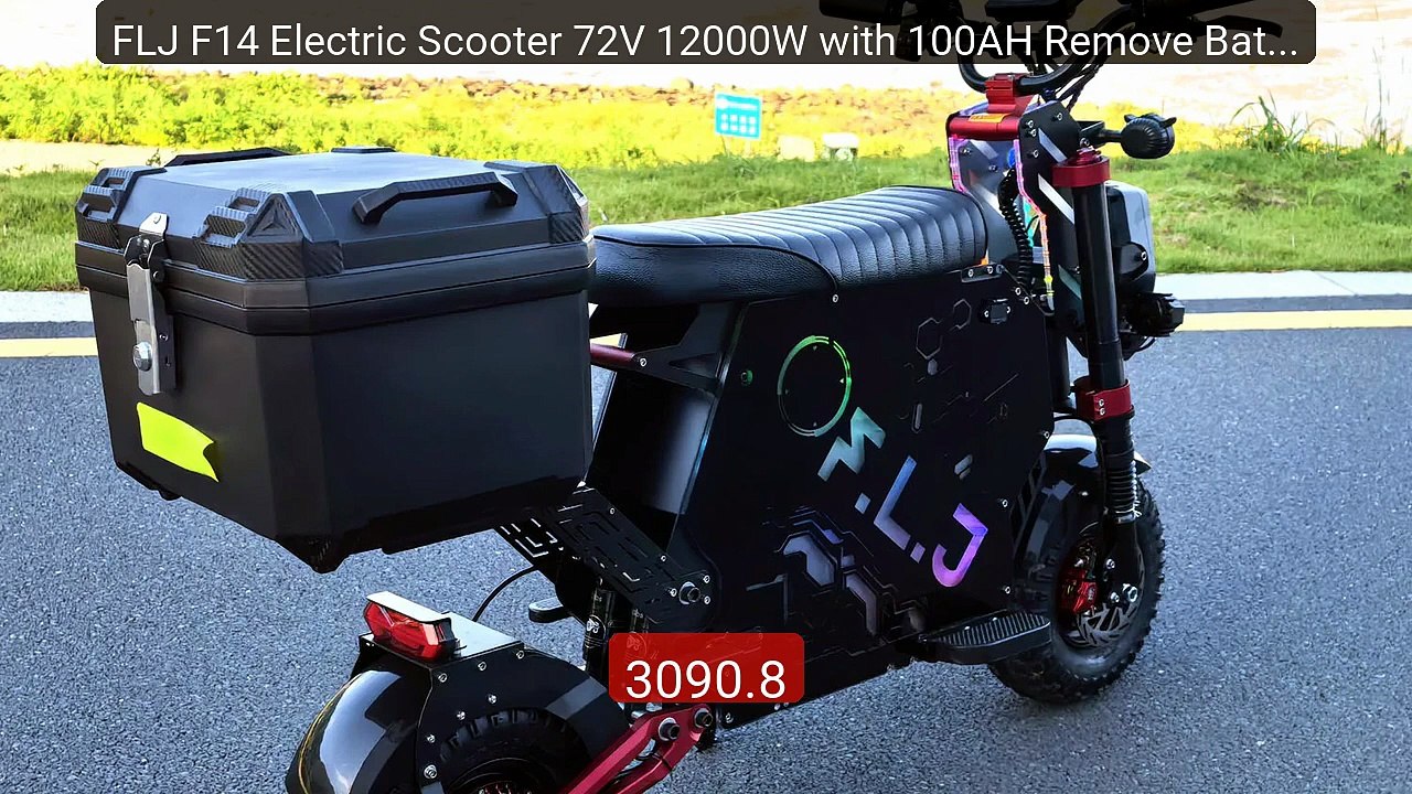 FLJ F14 Electric Scooter 72V 12000W with 100AH Remove Battery ... -- Best Buy 2026 | Great Quality!