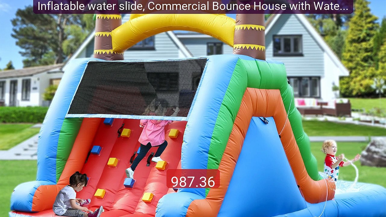Inflatable water slide, Commercial Bounce House with Water ... -- Top Pick 2026 | Unbeatable Price!