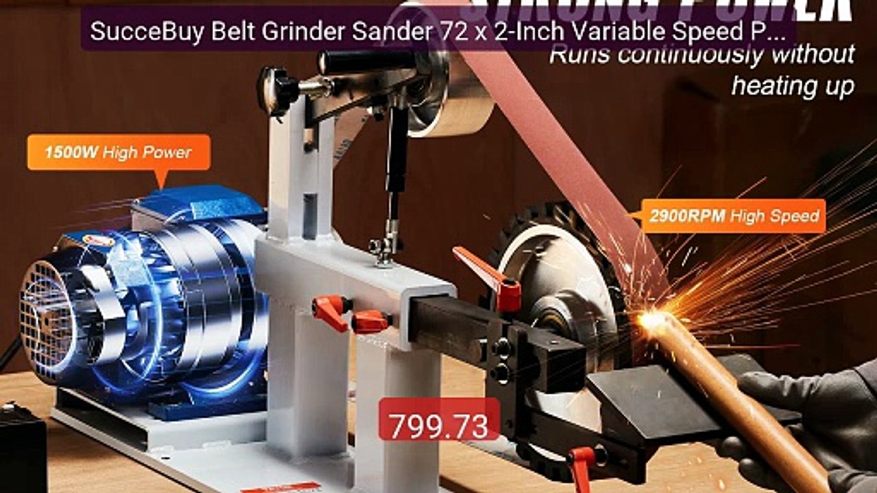 SucceBuy Belt Grinder Sander 72 x 2-Inch Variable Speed Pol... -- Top Pick 2026 | Unbeatable Price!