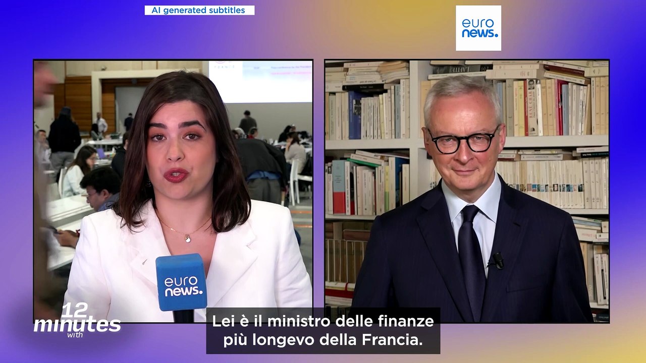 Bruno Le Maire a Euronews: un'UE a 6 Paesi rafforza meglio l'Europa