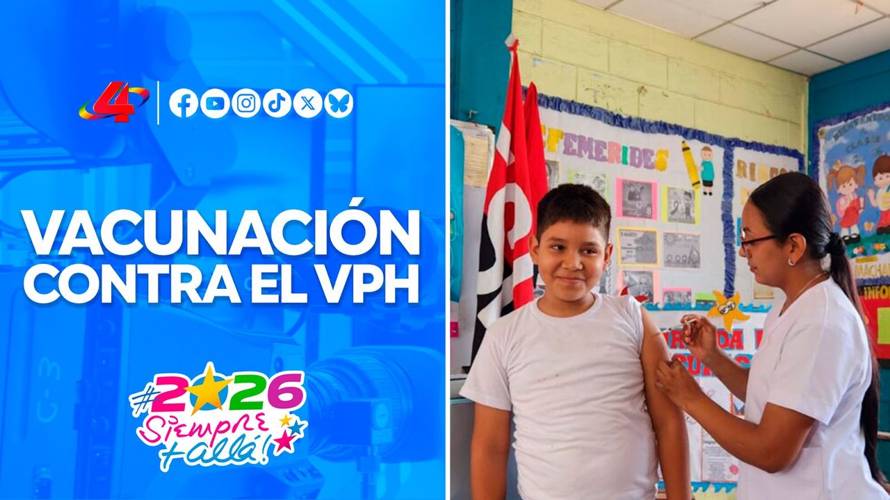 MINSA avanza con la vacunación contra el VPH en colegios de Nicaragua