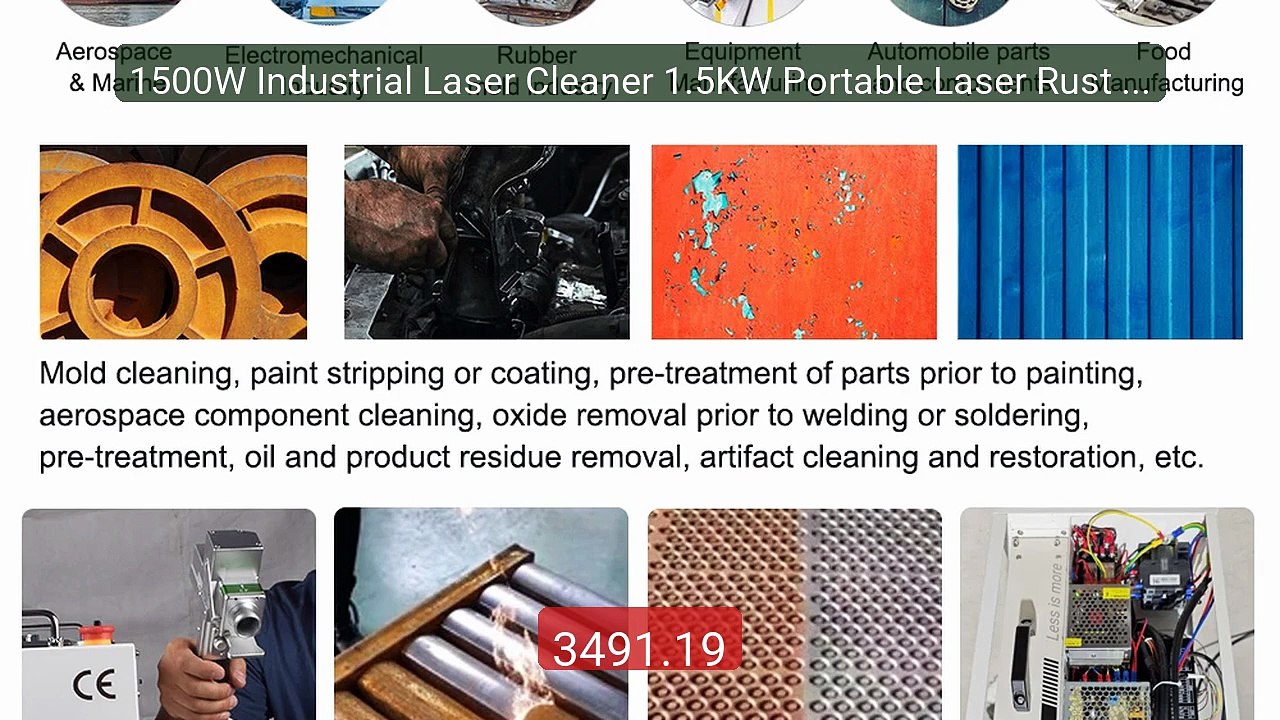 1500W Industrial Laser Cleaner 1.5KW Portable Laser Rust Removal Ma... -- Top Rated 2026 | Buy Now!