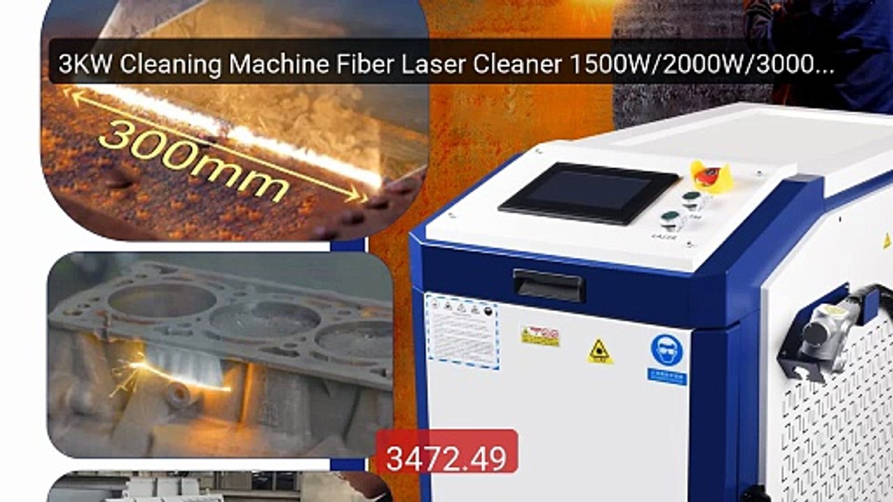 3KW Cleaning Machine Fiber Laser Cleaner 1500W/2000W/3000W Ru... -- Amazing Value 2026 | Must Have!