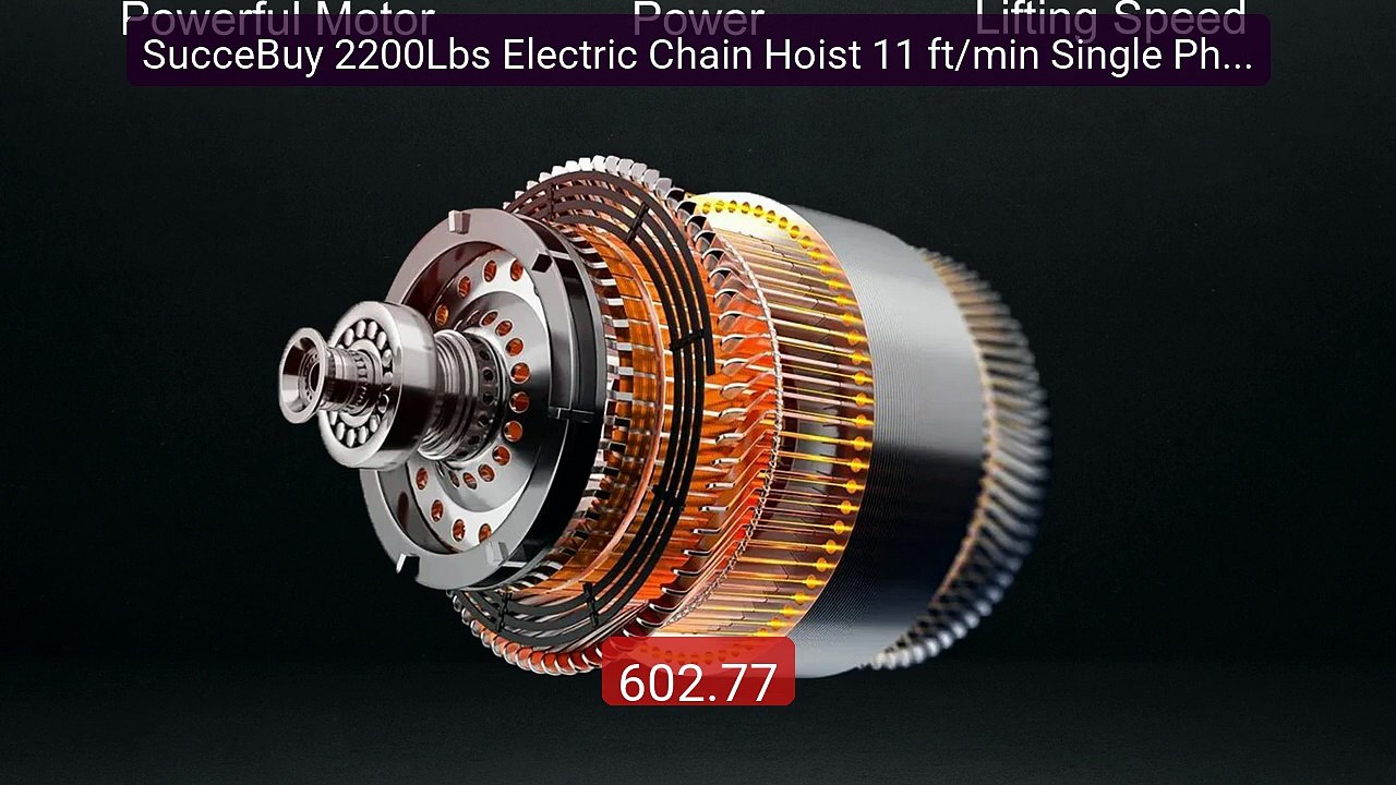 SucceBuy 2200Lbs Electric Chain Hoist 11 ft/min Single Phase O... -- Best Buy 2026 | Great Quality!
