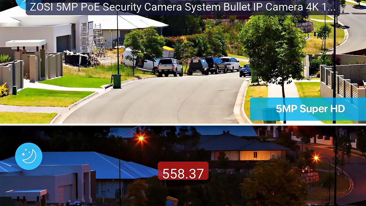 ZOSI 5MP PoE Security Camera System Bullet IP Camera 4K 16CH NVR w... -- Best Deal 2026 | Shop Now!