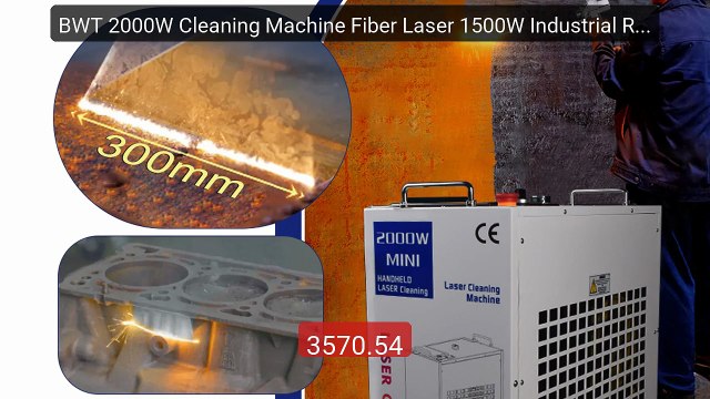 BWT 2000W Cleaning Machine Fiber Laser 1500W Industrial Rust Remova... Top Rated 2026 | Buy Now!