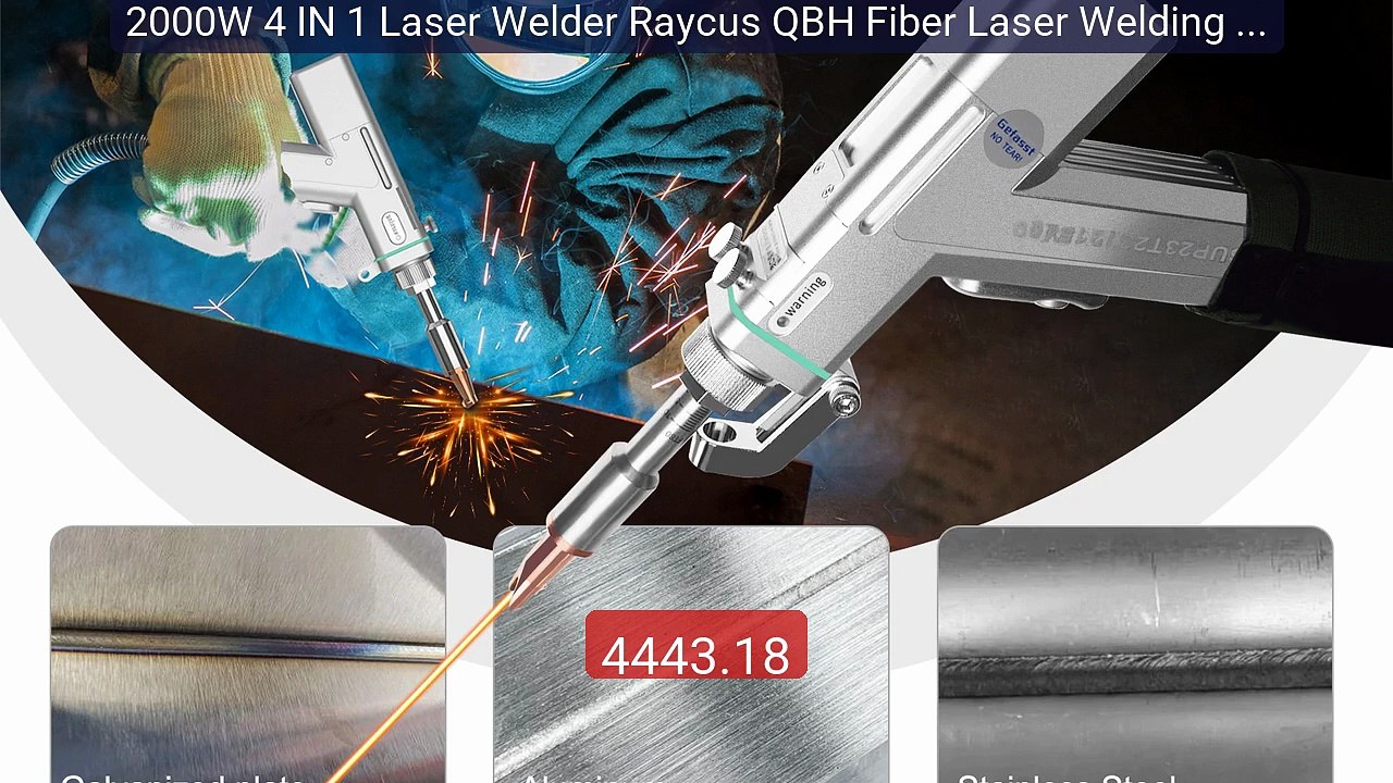 2000W 4 IN 1 Laser Welder Raycus QBH Fiber Laser Welding Machine 15... -- Top Rated 2026 | Buy Now!
