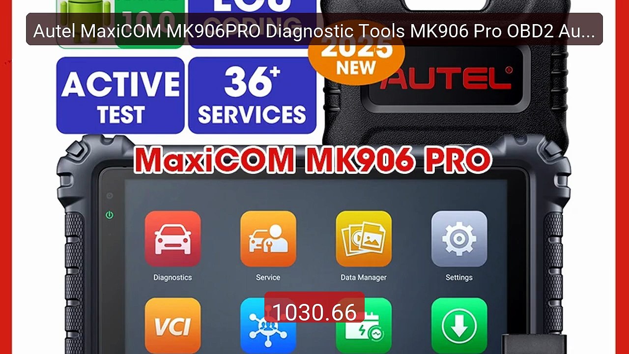 Autel MaxiCOM MK906PRO Diagnostic Tools MK906 Pro OBD2 Auto C... -- Amazing Value 2026 | Must Have!