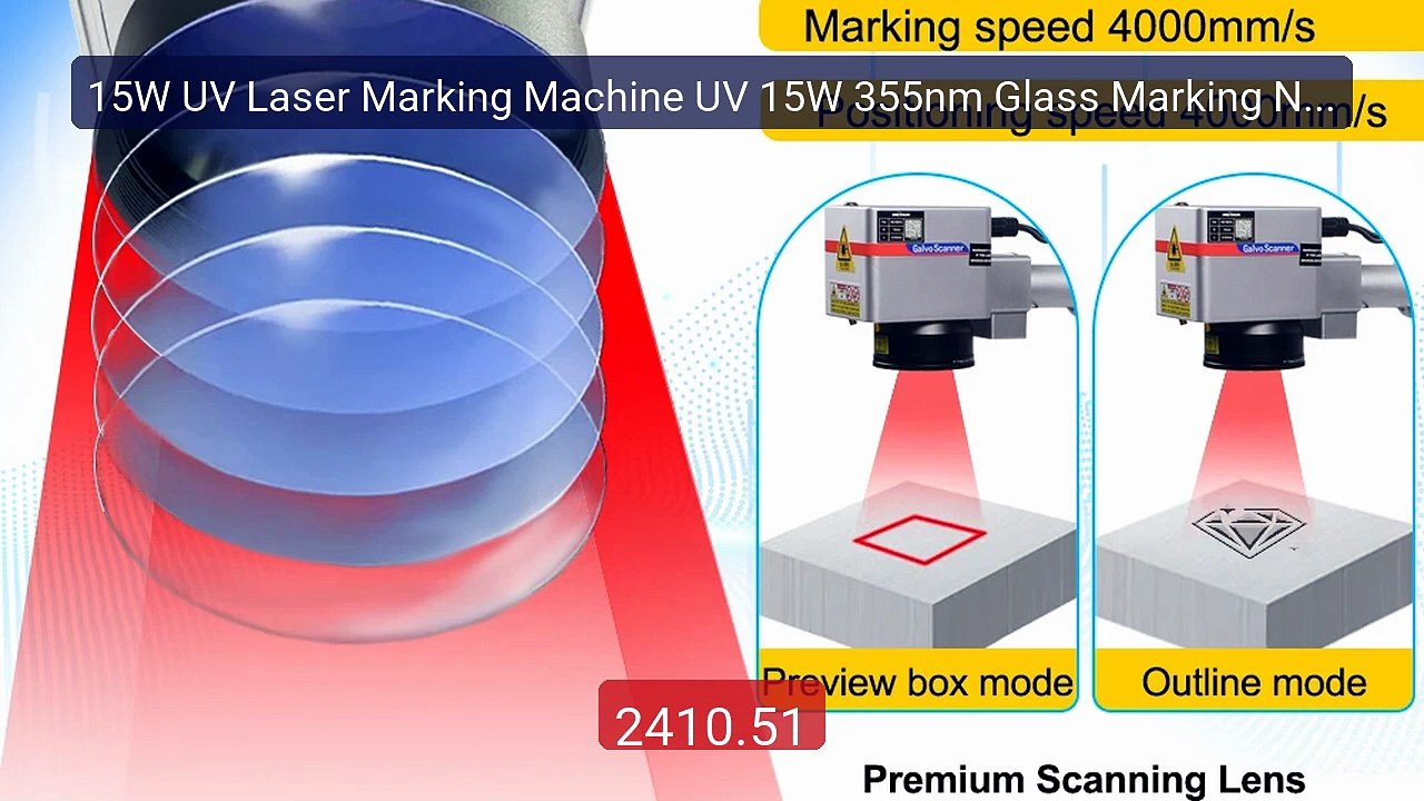 15W UV Laser Marking Machine UV 15W 355nm Glass Marking Non... -- Top Pick 2026 | Unbeatable Price!